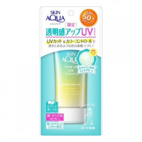 樂敦 SKIN AQUA Tone Up UV防曬乳 SPF50+/PA++++ (薄荷綠) 80g